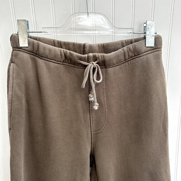 Elwood Core Organic Cotton Sweatpants Vintage Brown Brushed Terry Small - Picture 3 of 7